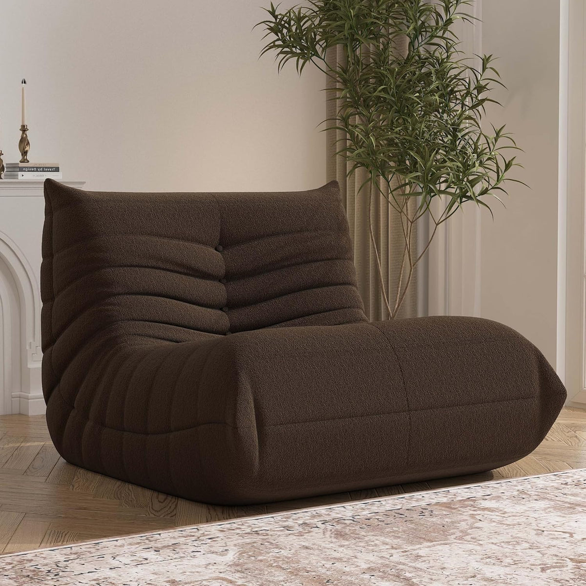 Bean Bag Chair, Memory Foam Bean Bag Sofa Large Bean Bag Chair for Adults, Bean Bag Chairs for