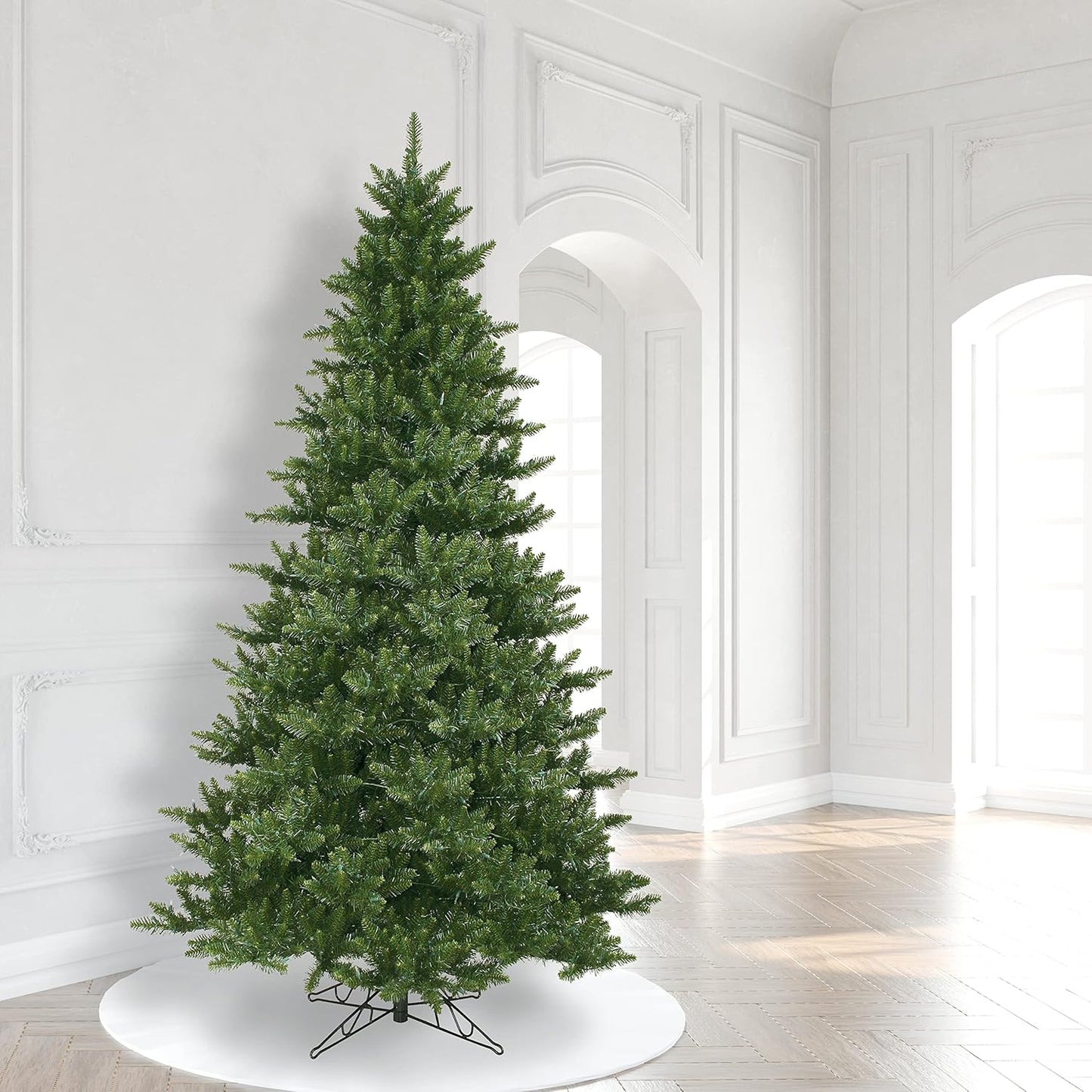 Vickerman 8.5' Tall Camdon Fir Artificial Christmas Tree, Unlit - Faux Christmas Tree - Seasonal