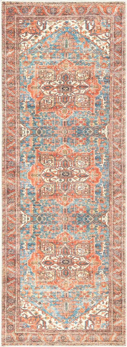 Keen Home Design 2x10 Rug - Machine Washable Runner with Non-Slip Backing, Ideal for Hallway