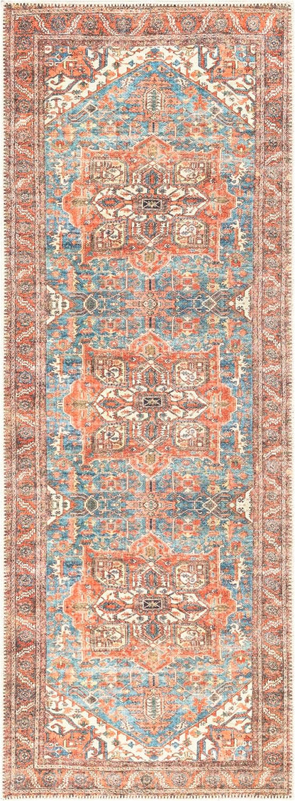 Keen Home Design 2x7 Rug - Machine Washable Runner Rug with Non-Slip Backing, Ideal for Hallway