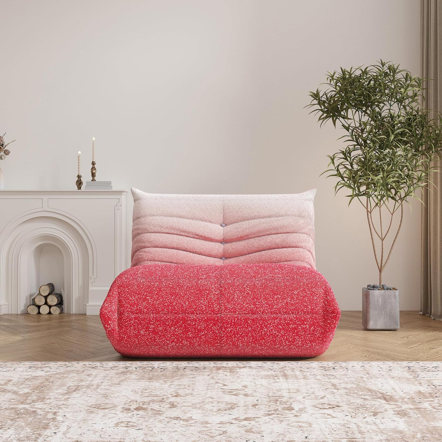 Bean Bag Chair, Fireside Chair Bean Bag Sofa Large Bean Bag Chair for Adults, Bean Bag Chairs for