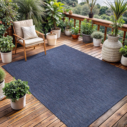 Washable Indoor Outdoor Rug 10x14 Weather Resistant Area Rugs Modern Solid for Porch Deck Balcony