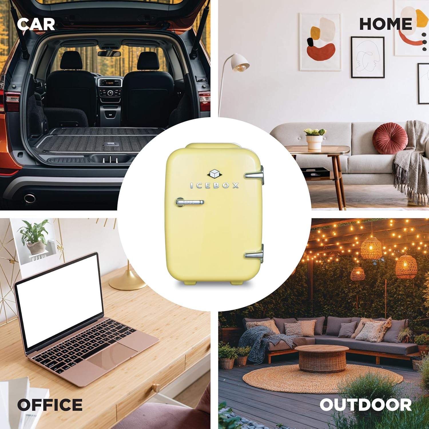 IBMF4SUN Fridge for Bedroom, Skincare, Portable Cooler & Warmer for Makeup, for Office & Home