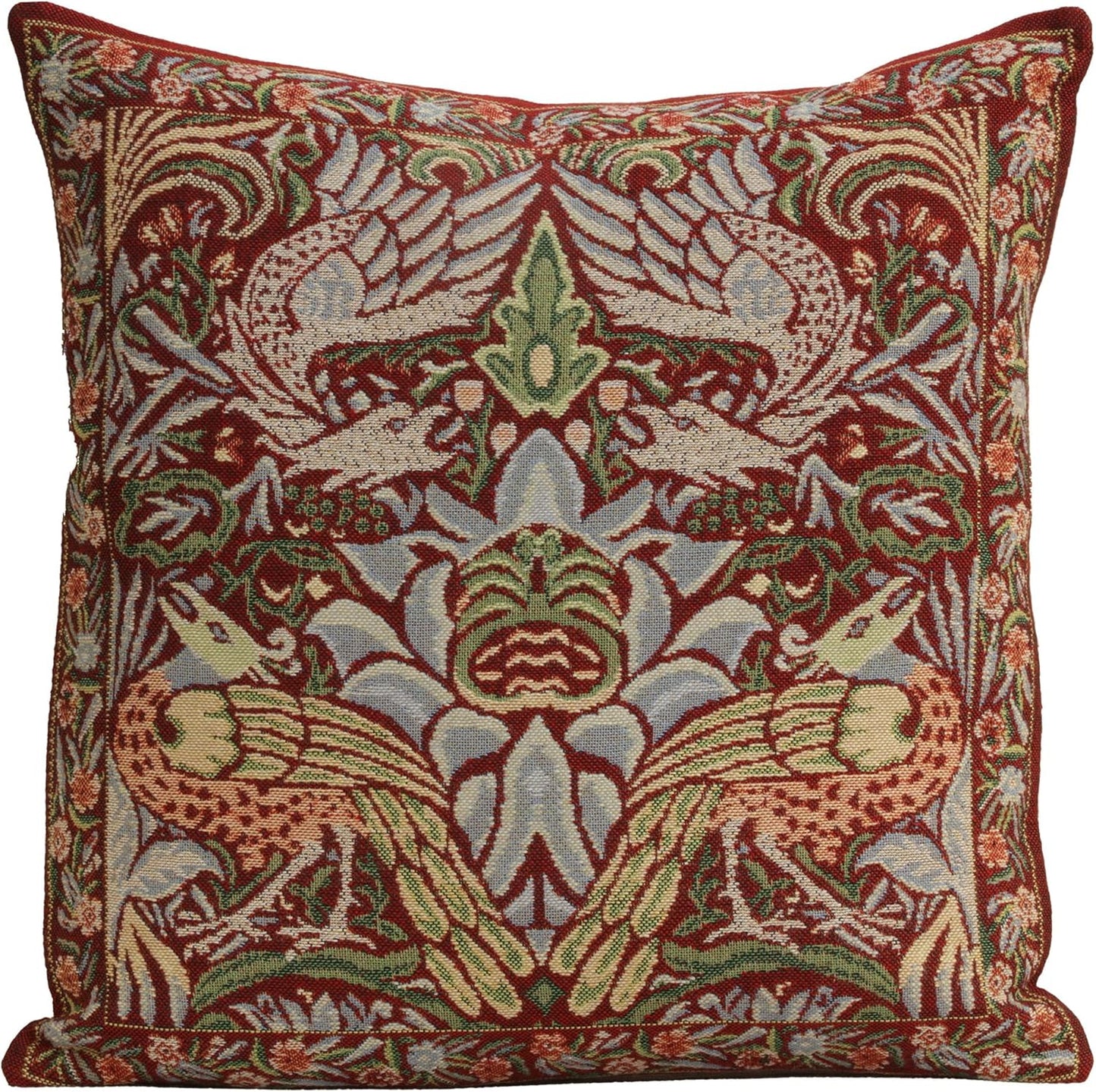 Charlotte Home Furnishings Throw Pillow Covers 16x16 in, Red Dragon Decorative Couch Pillow Covers