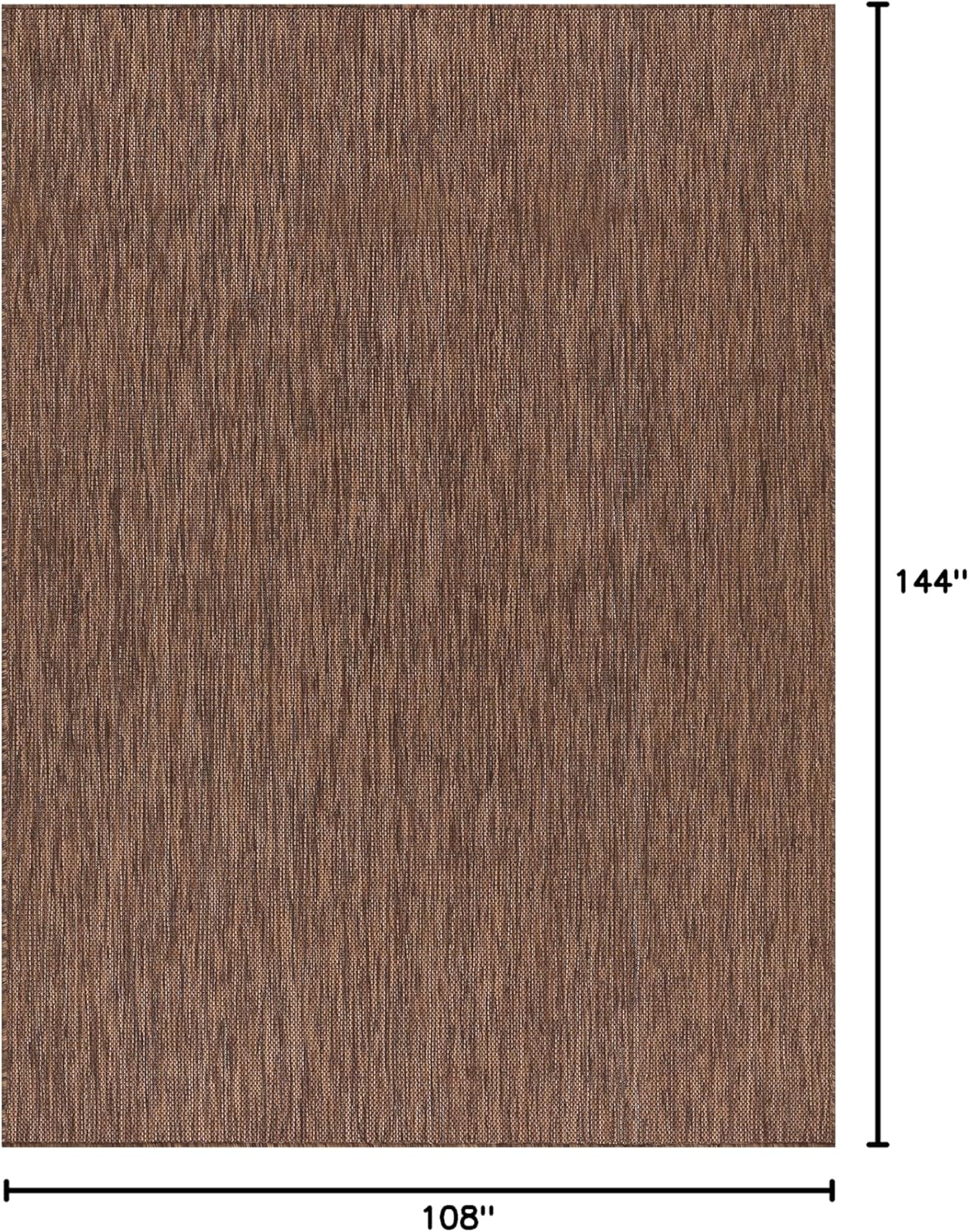 Washable Indoor Outdoor Rug 9x12 Weather Resistant Area Rugs Modern Solid for Porch Deck Balcony