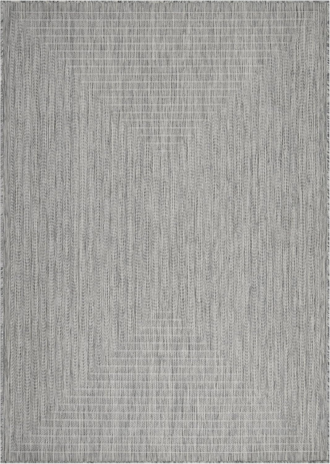Adiva Rugs Outdoor Indoor Area Rug, Weather Resistant, Easy to Clean, Stain Resistant Floor Mat for