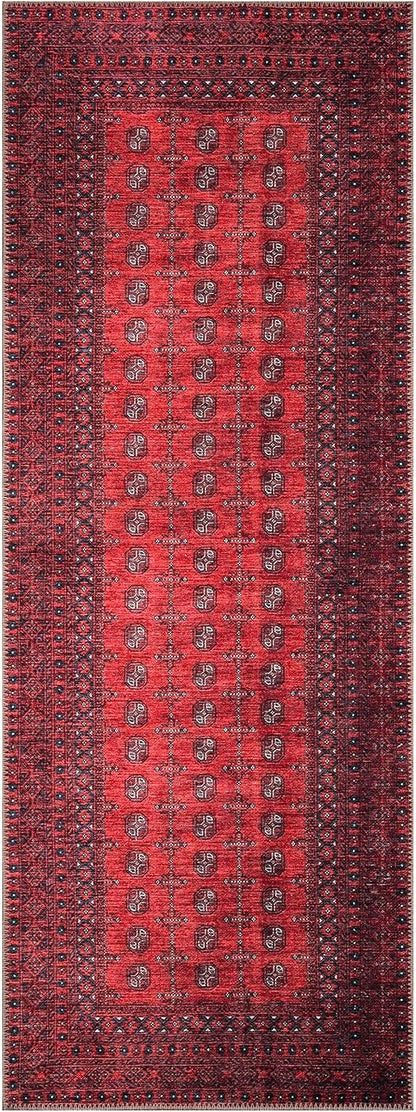 Keen Home Design 2x12 Rug - Machine Washable Runner Rug with Non-Slip Backing, Ideal for Hallway