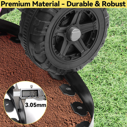 GOTGELIF No Dig Landscape Edging Border, 2'' Tall 40FT Garden Edging Kit with 60pcs Anchoring