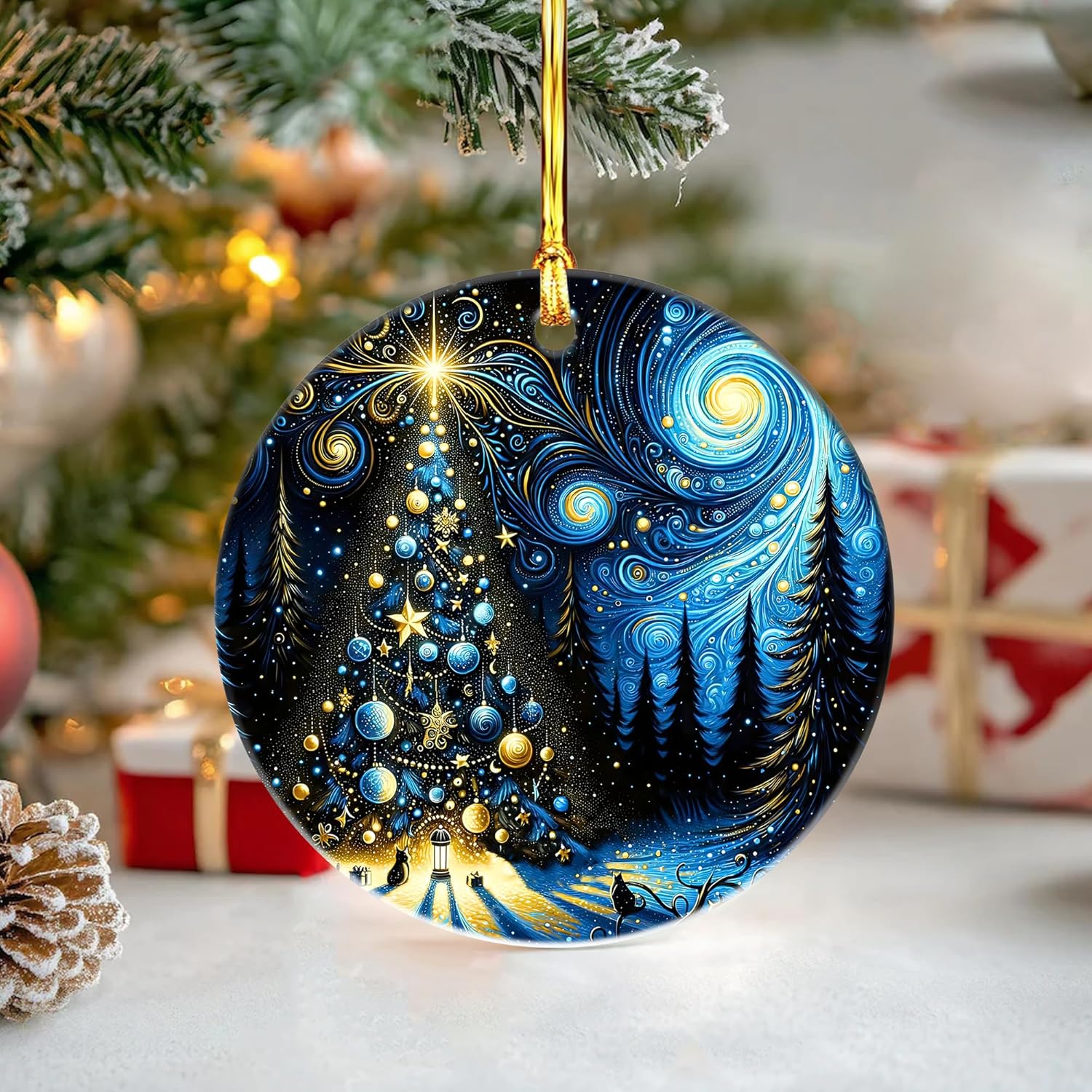Jabihome Christmas Ornaments 2025, Exchange for Women, Men, Collectible Dated Year Ornaments for