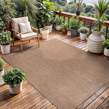 Washable Indoor Outdoor Rug 6x9 Weather Resistant Area Rugs Modern Solid Jute Rug for Porch Deck