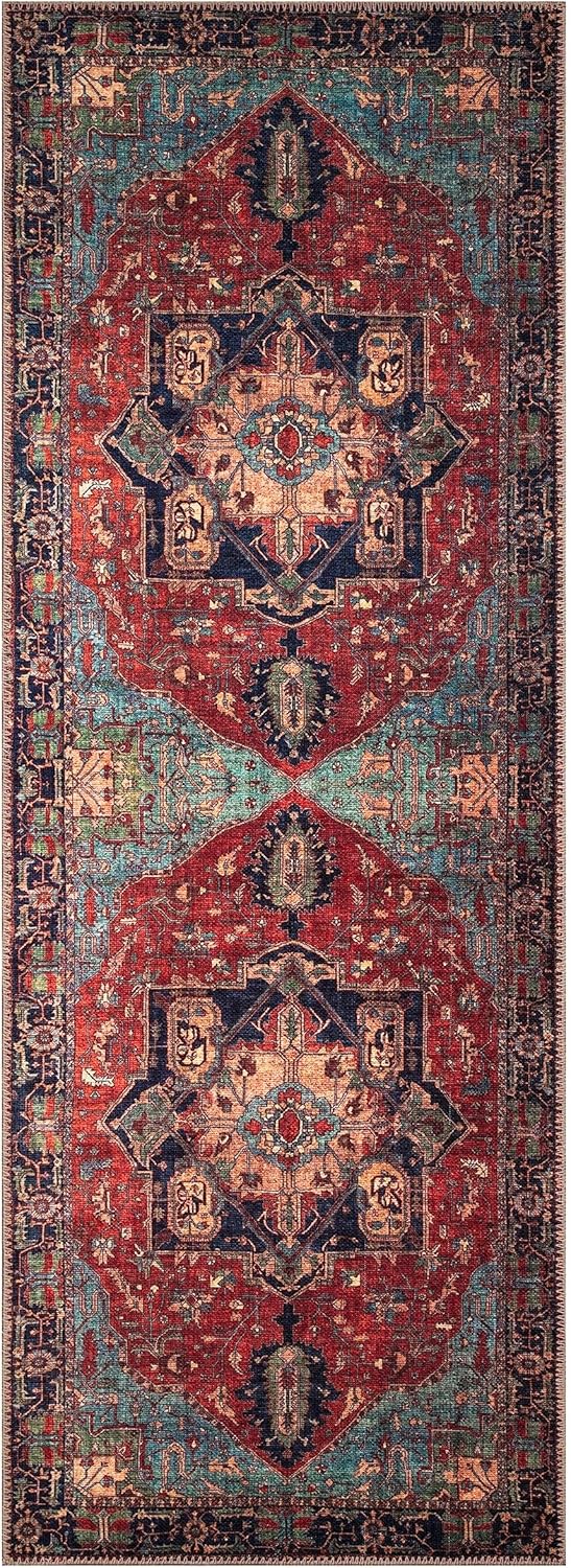 Keen Home Design 2x10 Rug - Machine Washable Runner Rug with Non-Slip Backing, Ideal for Hallway