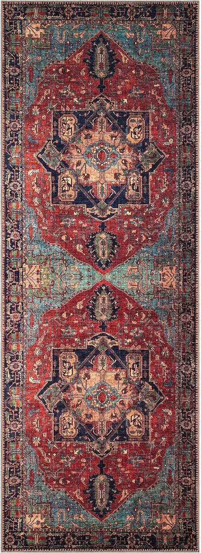 Keen Home Design 2x7 Rug - Machine Washable Runner Rug with Non-Slip Backing, Ideal for Hallway