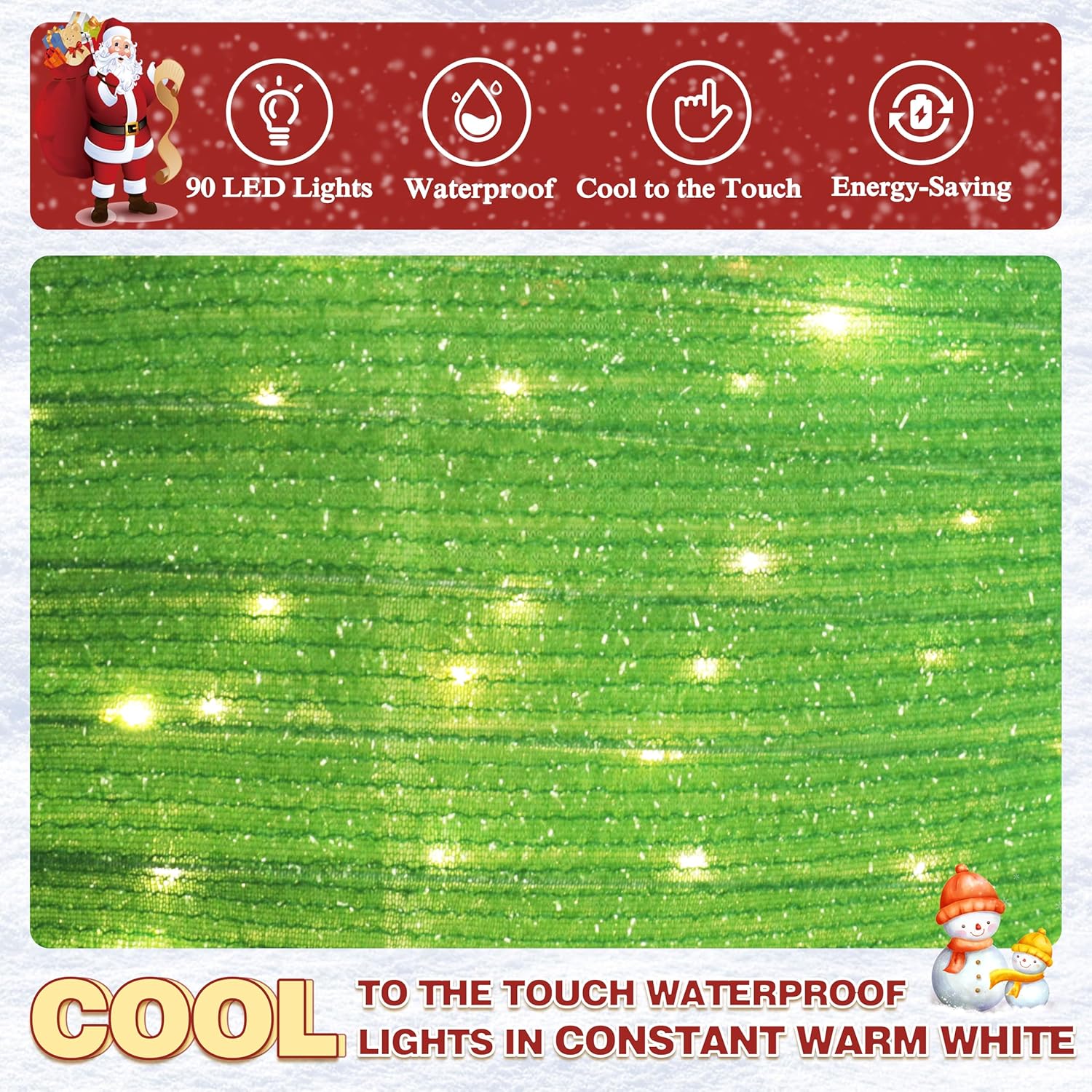36 Inch Pop-Up Christmas Ball with 90 LED Lights for Outdoor Xmas Decor, 3-Piece Pre-Lit Iridescent