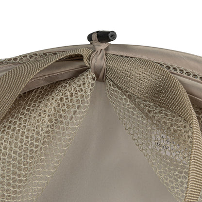 Household Essentials Pop-Up Mesh Laundry Hamper, Beige