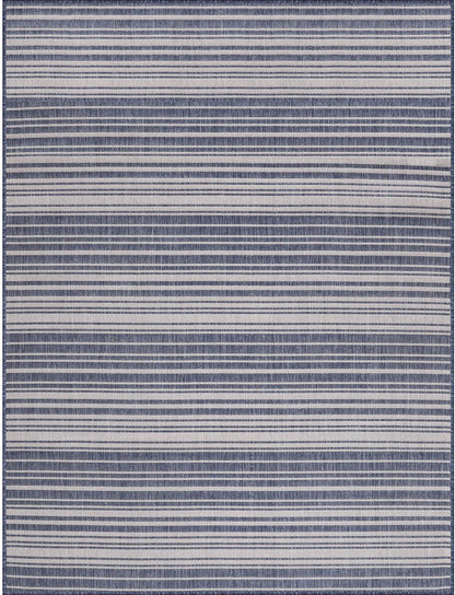 Stripe Outdoor Rug 10x14 Washable Outside Carpet for Indoor Patio Porch Waterproof Easy Cleaning
