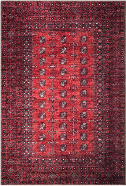 Keen Home Design 4x6 Rug - Machine Washable Area Rug with Non-Slip Backing, Ideal for Living Room