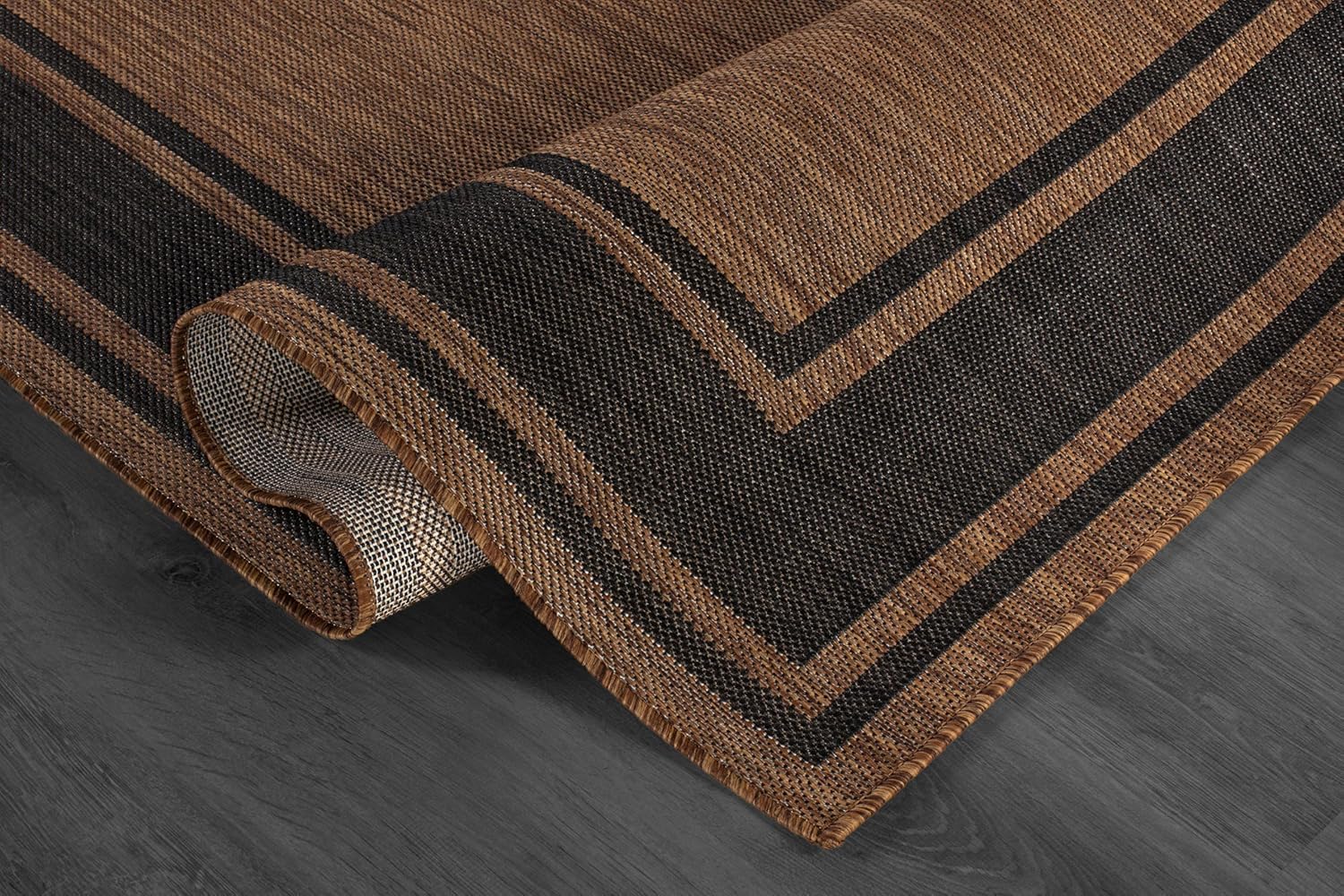 Beverly Rug Large Outdoor Rug 9x12 Modern Bordered Area Rugs for Indoor and Outdoor Patio Deck