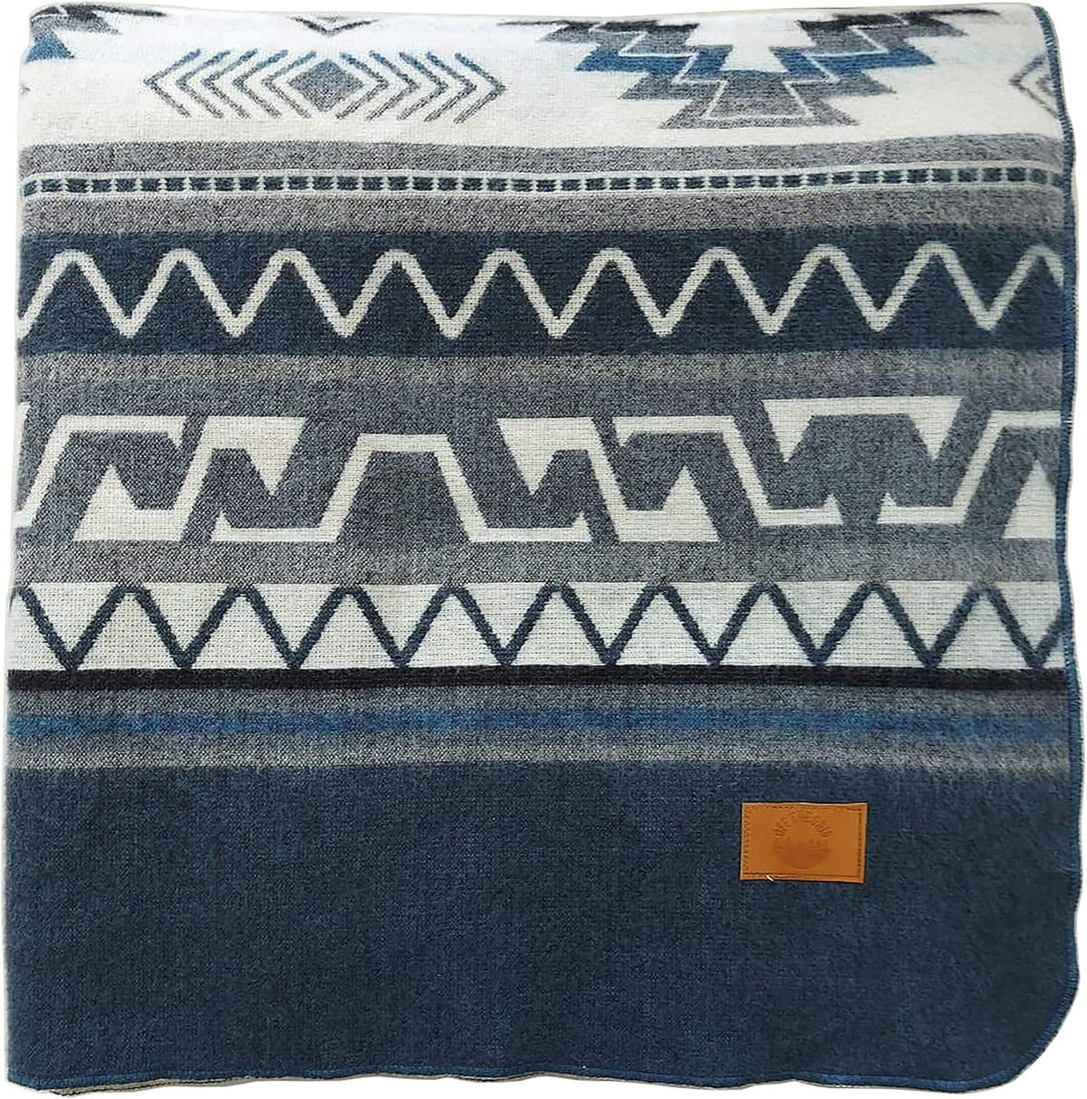 Off the Grid Inca Aztec Throw Blanket | Southwest Indian Navajo Boho Style | Native Woven Western
