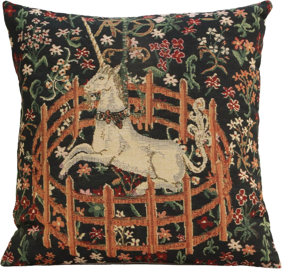 Charlotte Home Furnishings Couch Pillow Covers 16X16 in, Unicorn Decorative Throw Pillow Covers