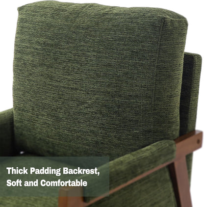 Modern Accent Chair for Living Room Mid Century Arm Chair Upholstered Bedroom Chair Comfy Lounge