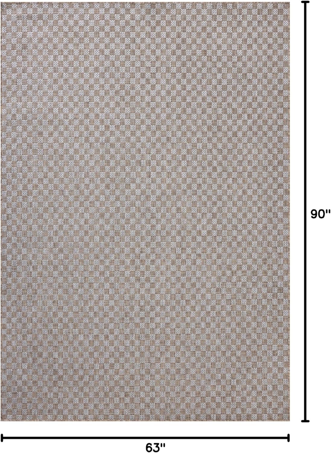 Loloi Amber Lewis Topanga Collection TOP-02 Natural/Silver 5'-3" x 7'-6" Indoor/Outdoor Area Rug
