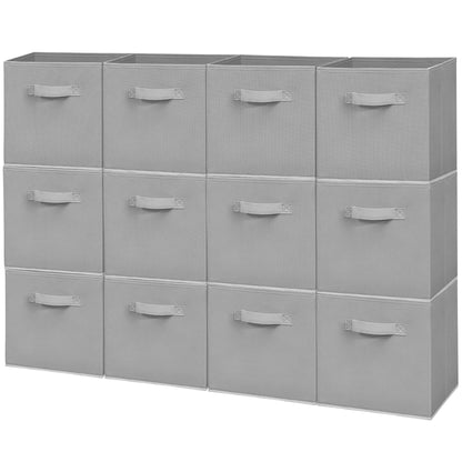 STORAGEIDEAS 11" Fabric Storage Bins, Foldable Storage Cubes, Heavy Duty Cube Organizer for Home