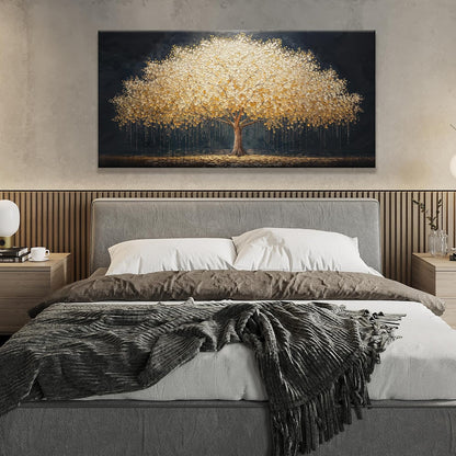Wall Art Gold Tree Of Life Modern Wall Art Artwork Canvas Art Wall Decor Painting Gold Tree
