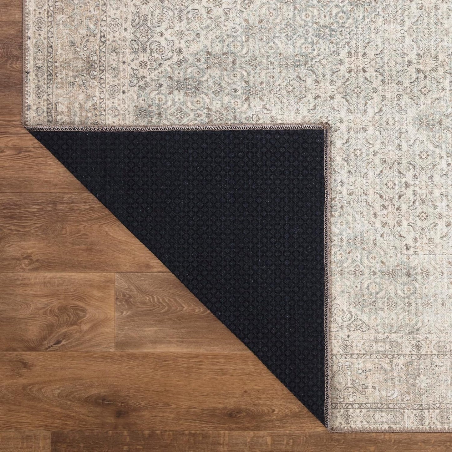 Keen Home Design 5x7 Rug - Machine Washable Area Rug with Non-Slip Backing, Ideal for Living Room
