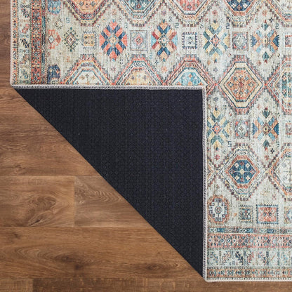 Keen Home Design 4x6 Rug - Machine Washable Area Rug with Non-Slip Backing, Ideal for Living Room