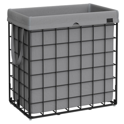 SONGMICS 29 Gal. (110L) Laundry Basket, Laundry Hamper, Collapsible Clothes Hamper, Removable and