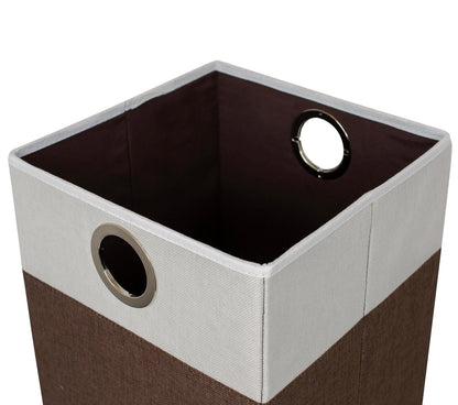 BIRDROCK HOME Folding Cloth Laundry Hamper with Handles - Dirty Clothes Sorter - Easy Storage