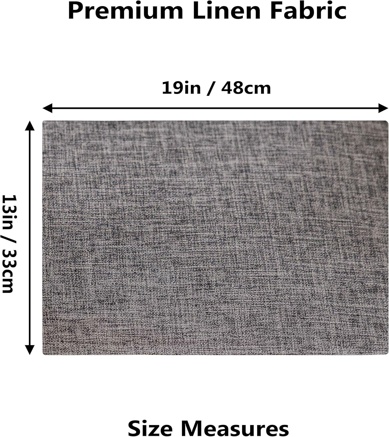 Home Brilliant Linen Placemats Set of 8 Heat Resistant Washable Placemats for Parties Buffet