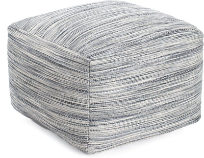 Anji Mountain 22"x22"x16" Handmade & Handcrafted Ottoman Pouf Comfortable Pouf Ottoman Foot Rest &