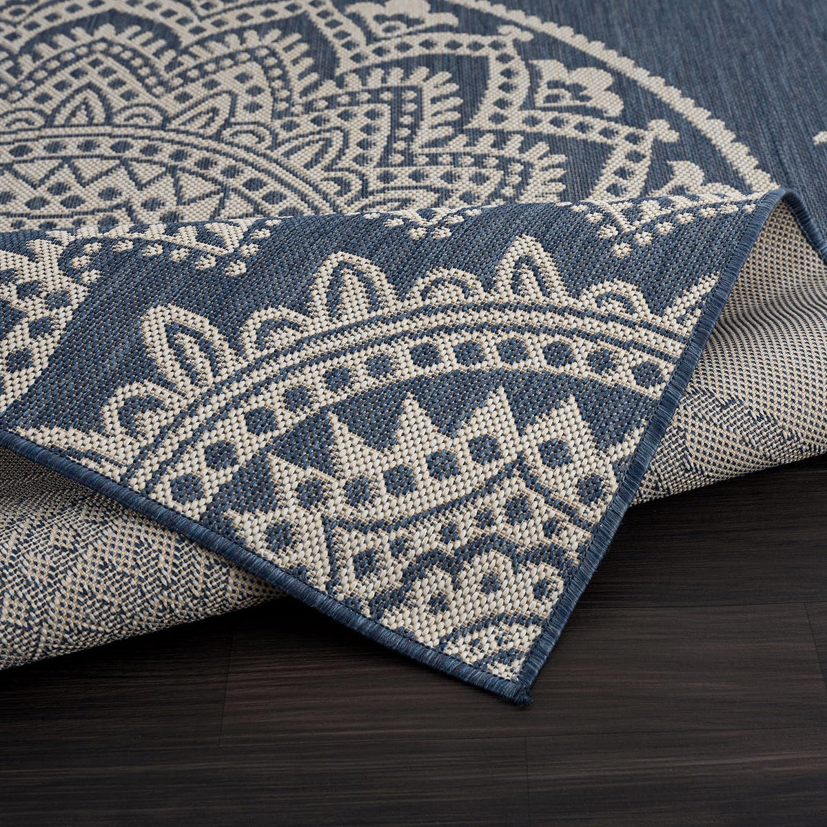 CAMILSON Outdoor Rug 10x14 Modern Area Rugs for Large Indoor and Outdoor Patios and Porches