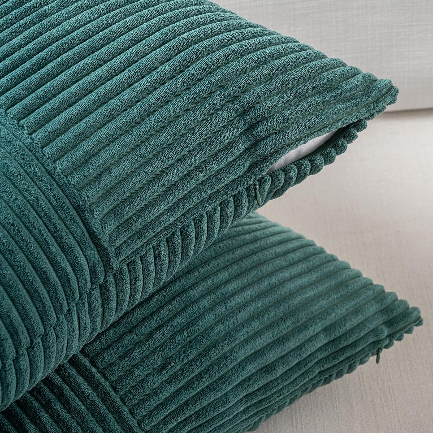 Fancy Homi Set of 2 Teal Boho Long Lumbar Body Decorative Throw Pillow Cover 14x36 Inch for Bed