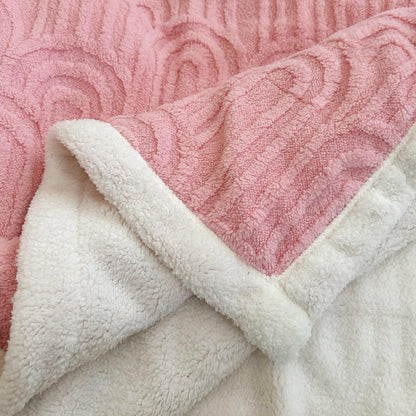 UKELER Sherpa Fleece Blanket 60 × 80 inch, Ultra Soft Twin Size Throw Blanket for All Season, Cozy