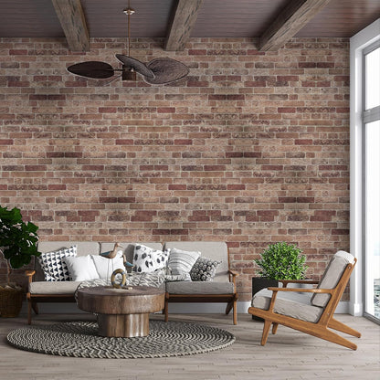 ZODEKOR 3D Wall Panels Brick Effect - Cladding, Stone Look, Styrofoam Facing for Living Room