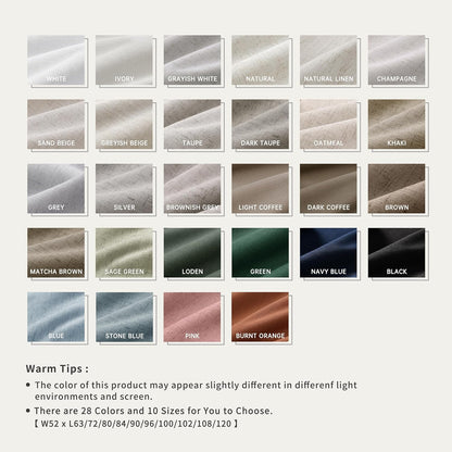 BOODII Room Darkening Curtains Matcha Brown Black Out Curtains 96 Inches Long 2 Panel Set Back Tab