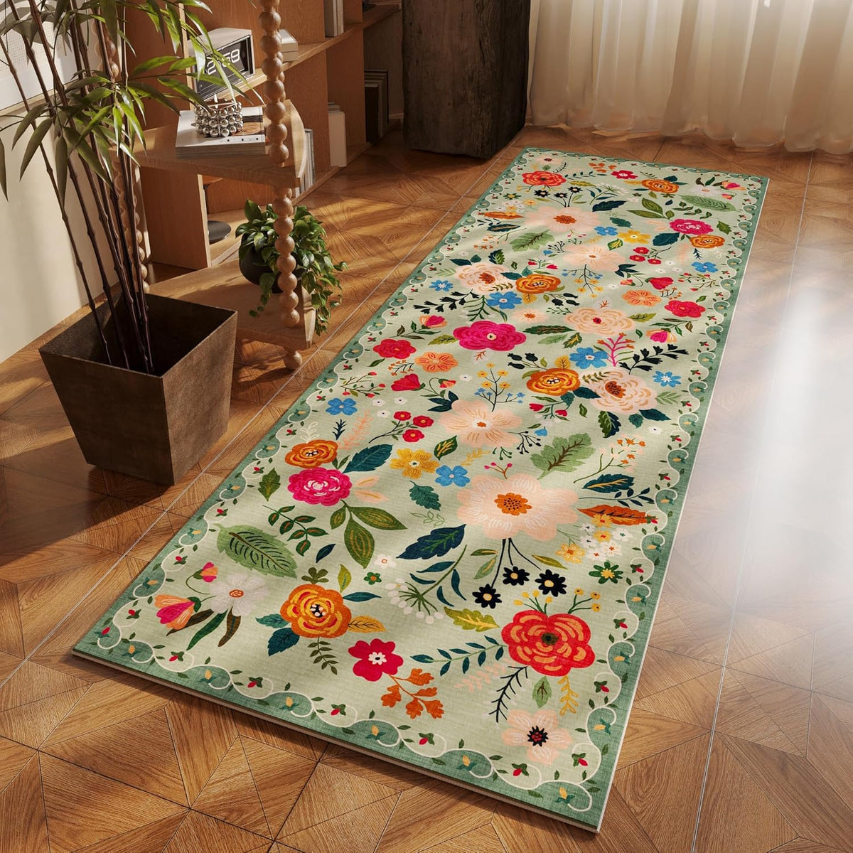 Runner Rug for Hallways Kitchen Rug Non Slip 2'6''x8' Washable Runner Rugs with Rubber Backing Soft