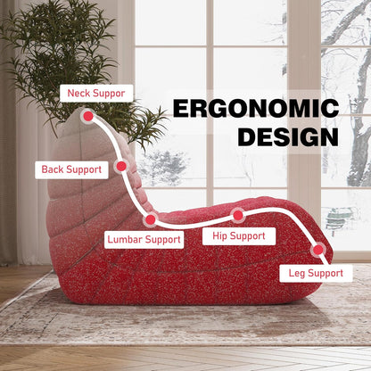 Bean Bag Chair, Fireside Chair Bean Bag Sofa Large Bean Bag Chair for Adults, Bean Bag Chairs for
