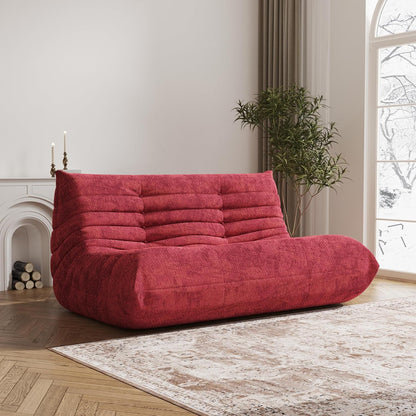 Bean Bag Chair, Loveseat Fireside Chair Bean Bag Sofa Large Bean Bag Chair for Adults, 2 Seater