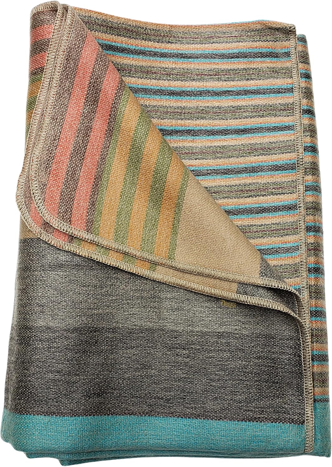 Alpaca Wool Throw Blanket | Super Soft, Lightweight, Breathable and Hypoallergenic | Non-Itchy or