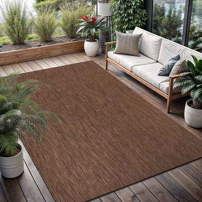 Washable Indoor Outdoor Rug 9x12 Weather Resistant Area Rugs Modern Solid for Porch Deck Balcony