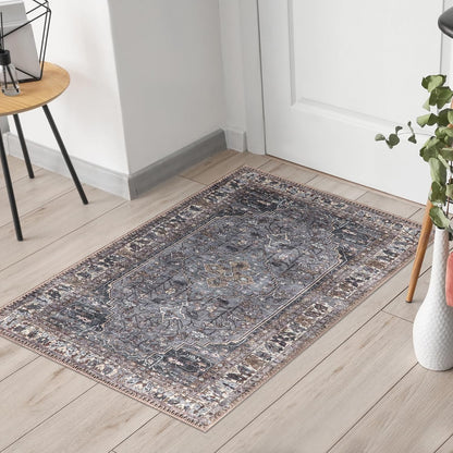 Keen Home Design 2x3 Rug - Machine Washable Entry Rug with Non-Slip Backing, Ideal for Enteryway