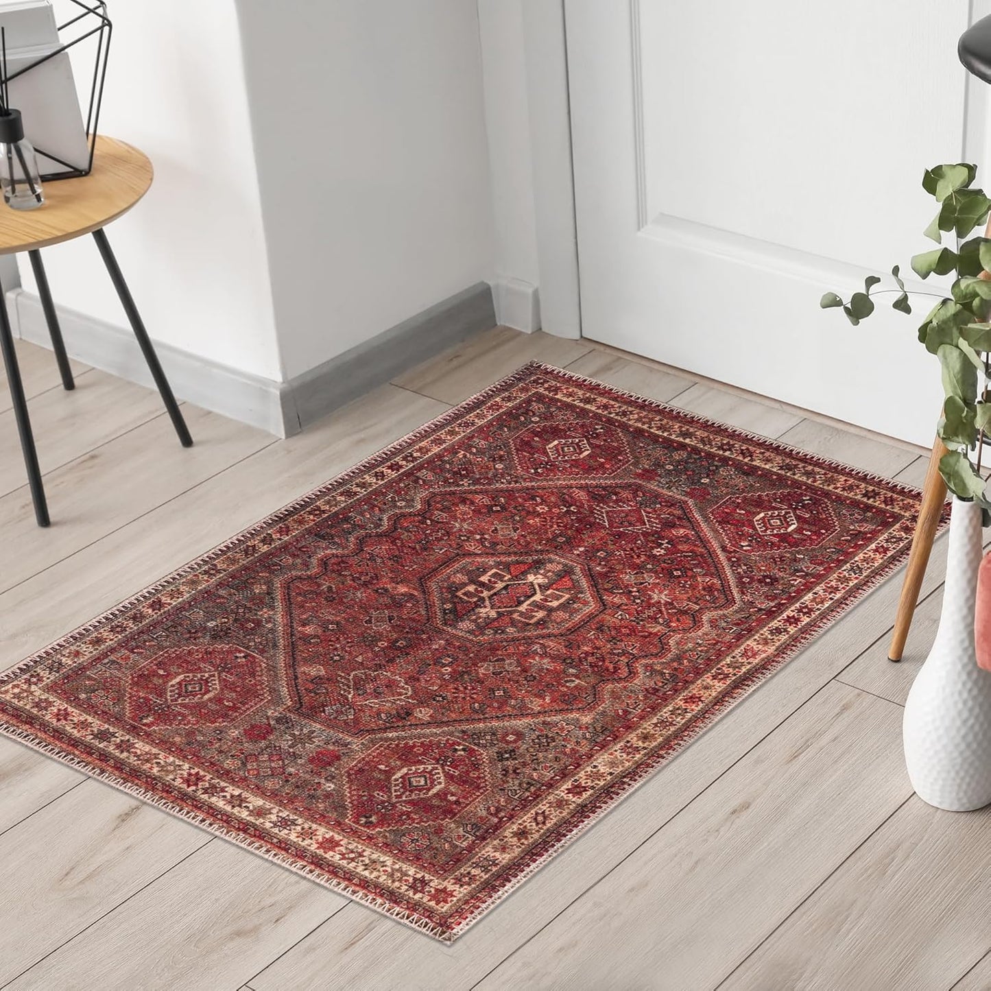 Keen Home Design 2x3 Rug - Machine Washable Entry Rug with Non-Slip Backing, Ideal for Enteryway