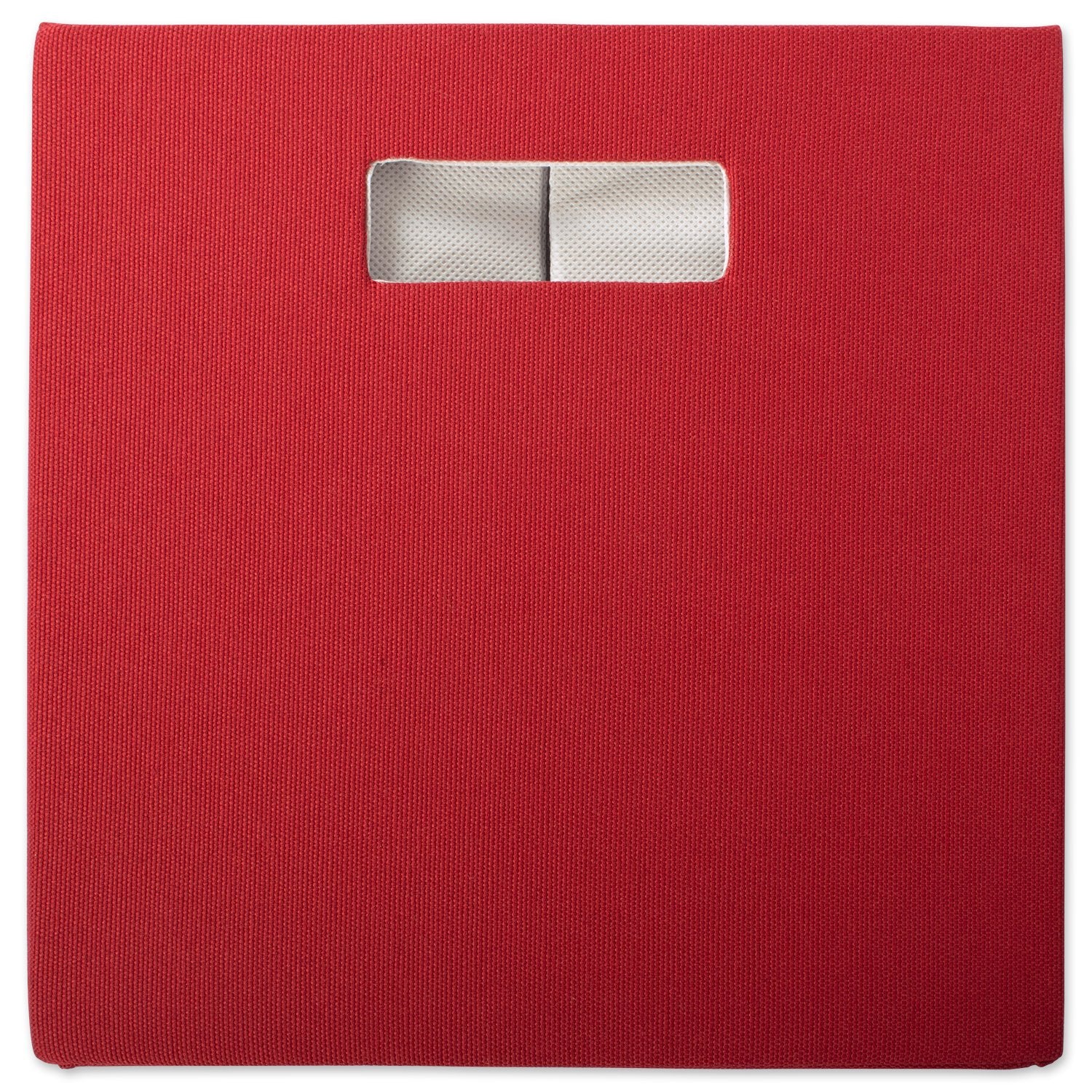 DII Fabric Storage Cube Organizer Bin 11x11x11 Foldable, Rust