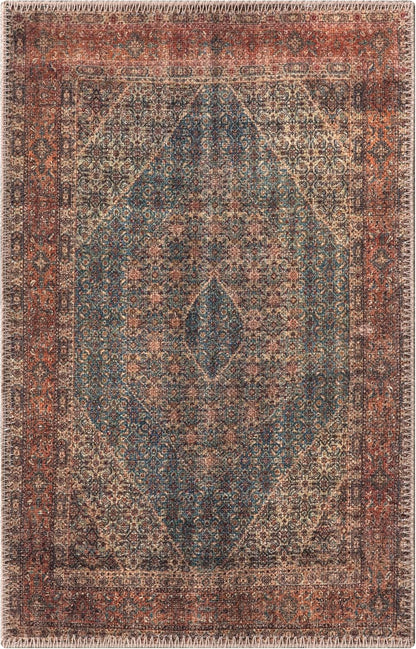 Keen Home Design 2x3 Rug - Machine Washable Entry Rug with Non-Slip Backing, Ideal for Enteryway