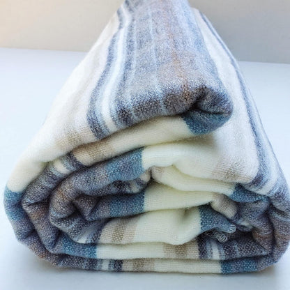 Alpaca Wool Throw Blanket | Super Soft, Lightweight, Breathable and Hypoallergenic | Non-Itchy or