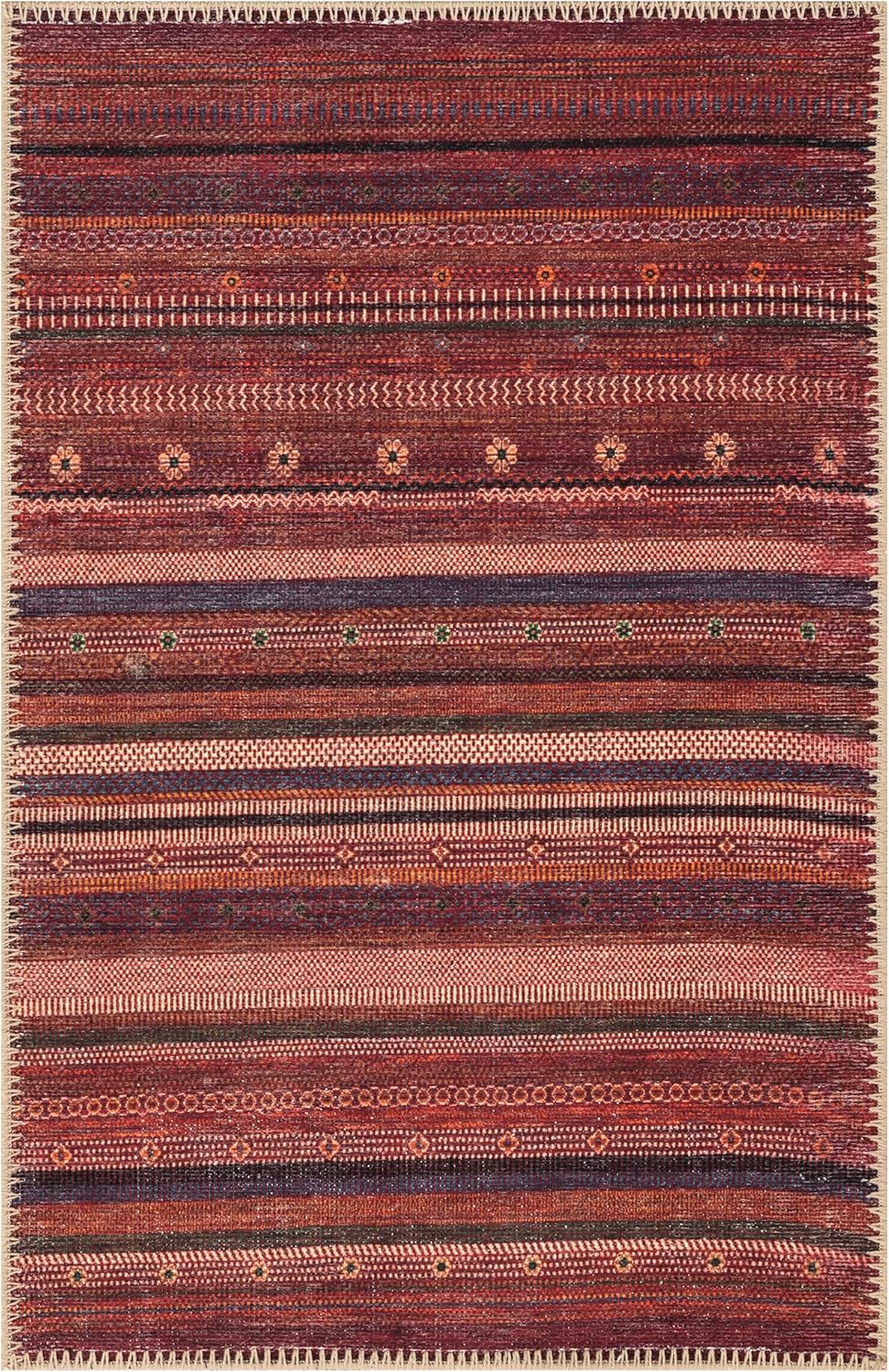 Keen Home Design 2x3 Rug - Machine Washable Entry Rug with Non-Slip Backing, Ideal for Enteryway