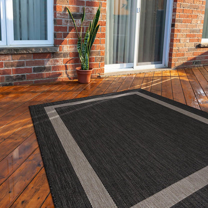 CAMILSON Outdoor Rug 6x9,Modern Outside Rugs for Patios Porches Waterproof Durable Washable